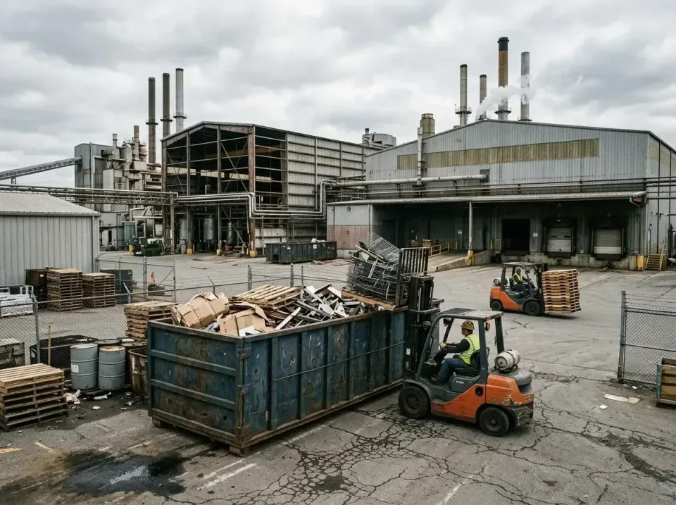 industrial-factory-scrap-conta-003 — frequently asked questions, Cheap Roll-off Dumpster Rentals in Dickson City, PA